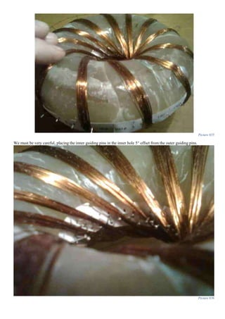 Picture 655
We must be very careful, placing the inner guiding pins in the inner hole 5° offset from the outer guiding pins.
Picture 656
 