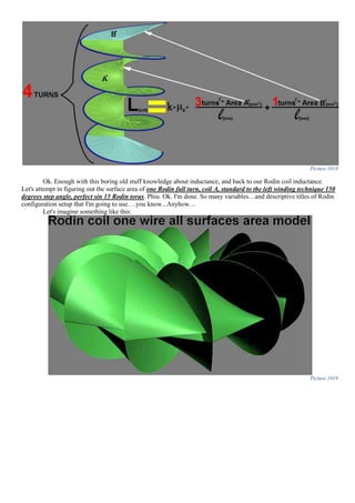 Picture 1018
Ok. Enough with this boring old stuff knowledge about inductance, and back to our Rodin coil inductance.
Let's attempt in figuring out the surface area of one Rodin full turn, coil A, standard to the left winding technique 150
degrees step angle, perfect sin 15 Rodin torus. Phiu. Ok. I'm done. So many variables…and descriptive titles of Rodin
configuration setup that I'm going to use….you know...Anyhow…
Let's imagine something like this:
Picture 1019
 