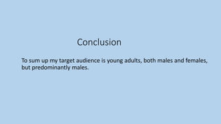Research into my target audience | PPTX