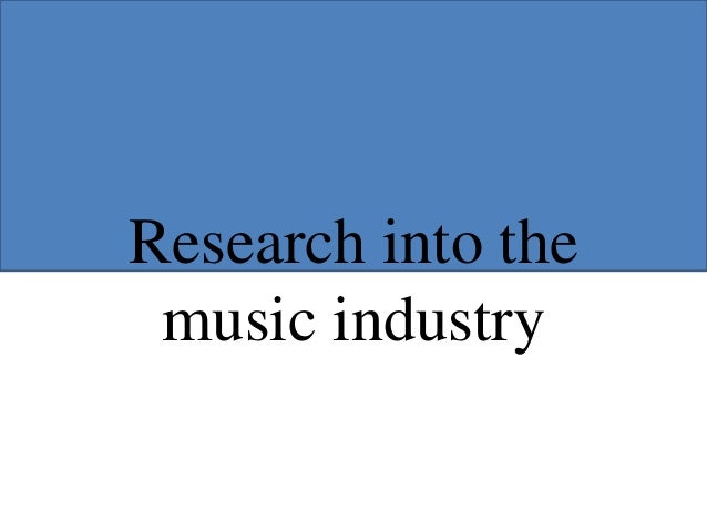 music industry research papers