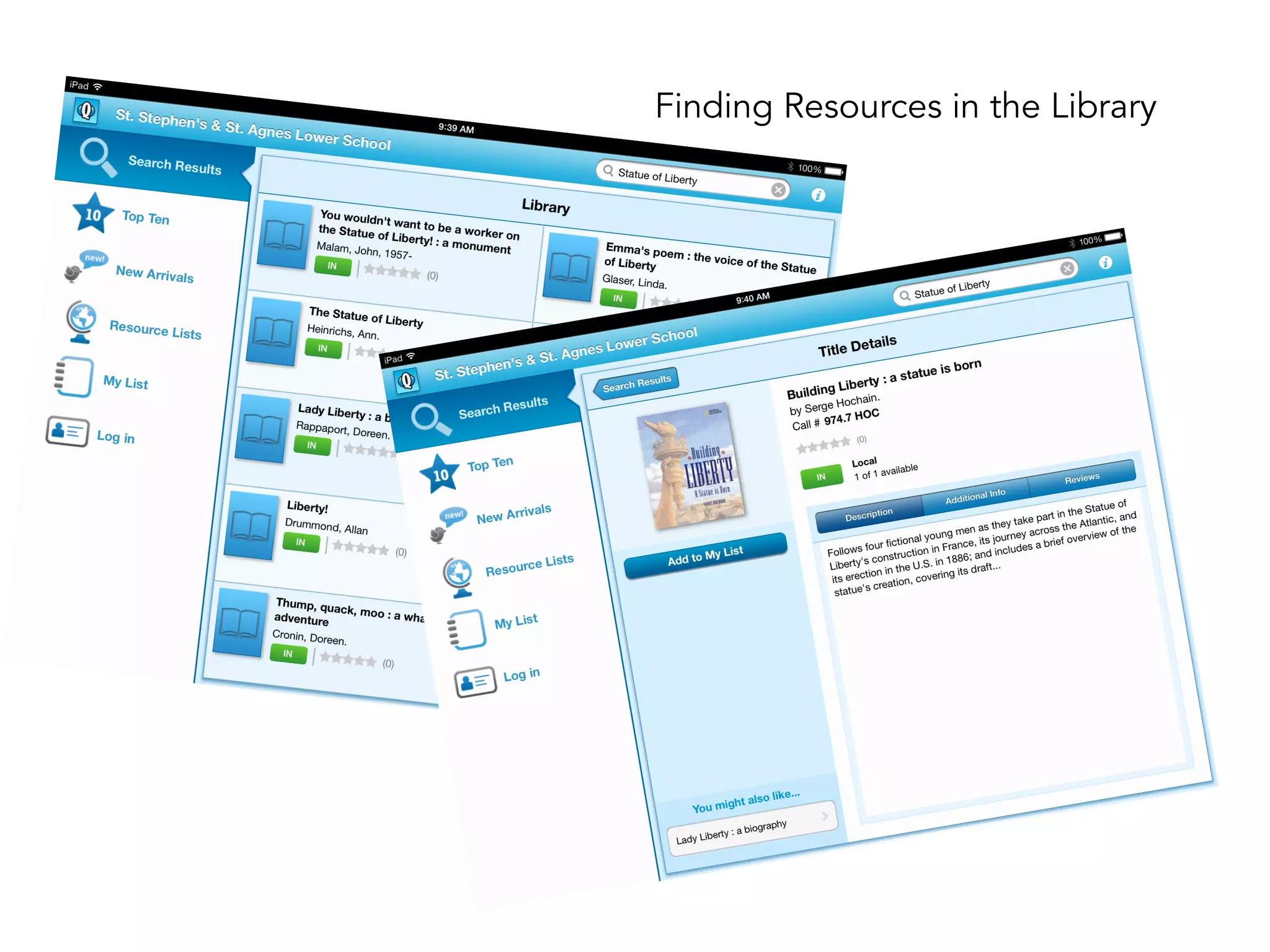 Finding Resources in the Library
 