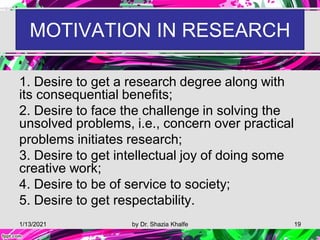 Research & its importance