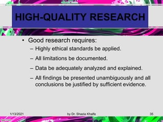 Research & its importance