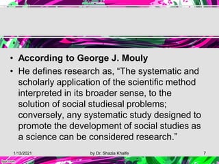 Research & its importance