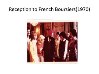 Reception to French Boursiers(1970)

 