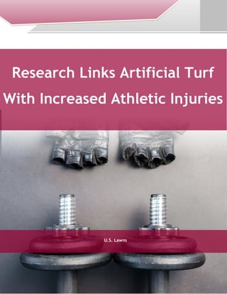 U.S. Lawns
Research Links Artificial Turf
With Increased Athletic Injuries
 