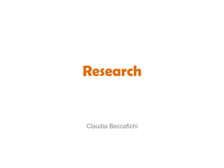 Research

Claudia Beccafichi

 