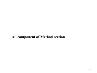 All component of Method section
41
 
