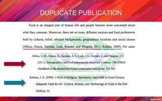 DUPLICATE PUBLICATION
 