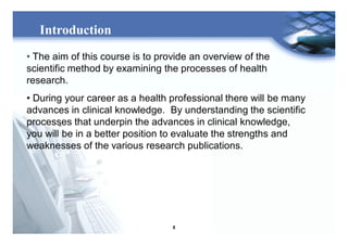 Research method ch01 introduction | PDF