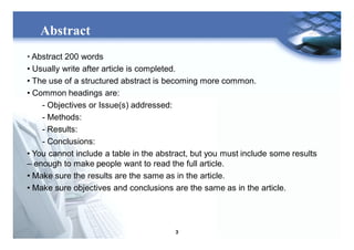 Research method ch02 structure of thesis | PDF