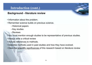 Research method ch02 structure of thesis | PDF