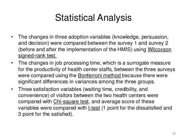 statistical analysis of research paper
