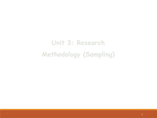 Comprehensive Guide to Research Methodology and Sampling Design | PPTX