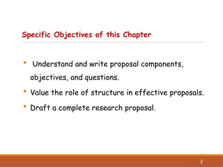 Comprehensive Guide to Writing Effective Research Proposals | PPTX