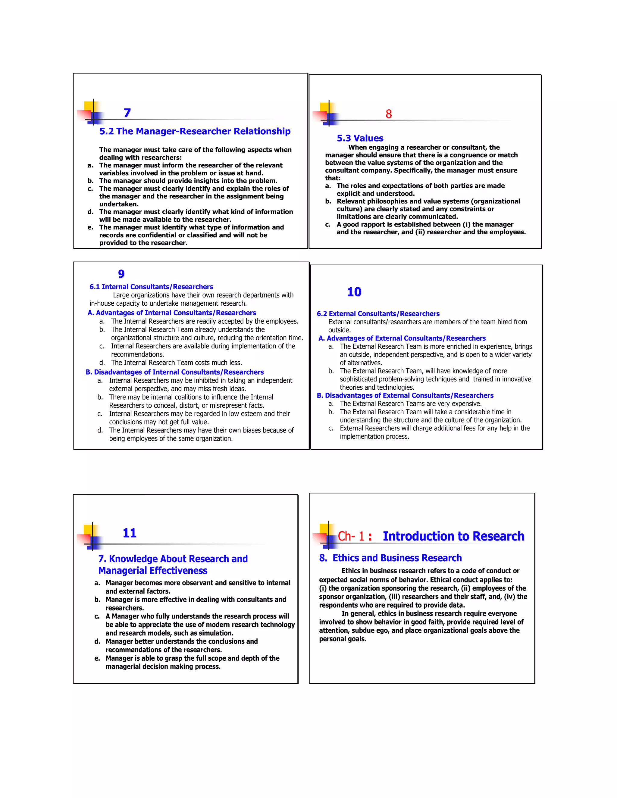 Research method chp 1 to 9 | PDF
