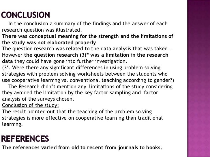 Sample conclusions for research papers picture