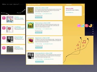 Who is out there?......




Free            Paid




                           s
                           c
                           e
                           n
                           e
 