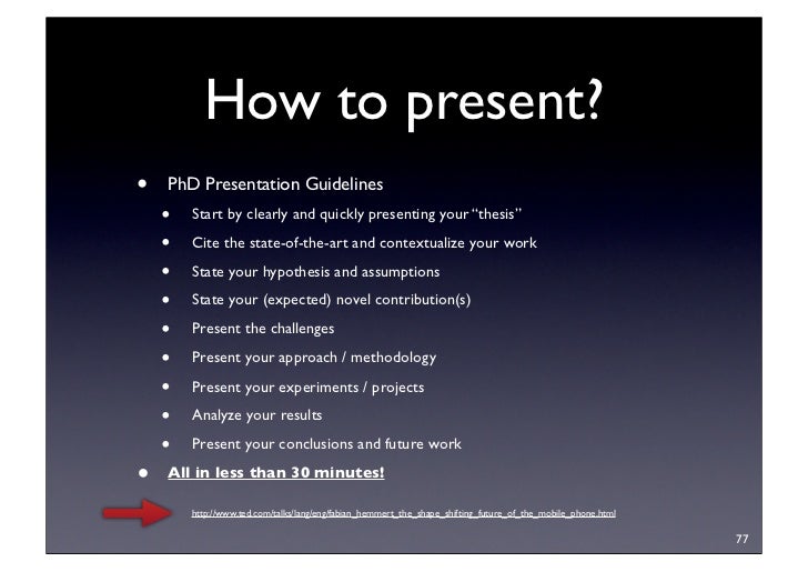 Fail master thesis defense tips