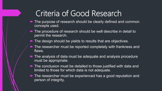 Research methodology an introduction