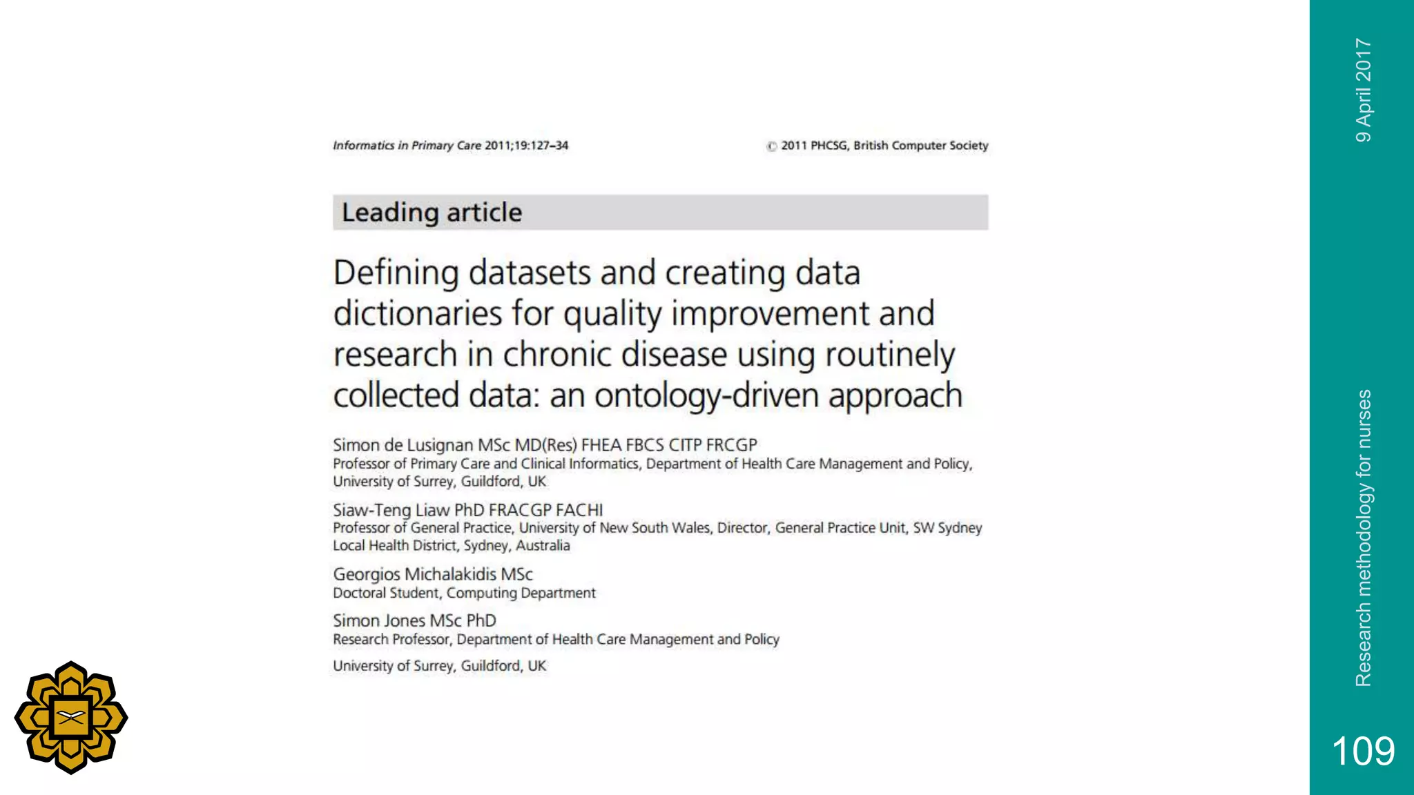 9April2017Researchmethodologyfornurses
109
 