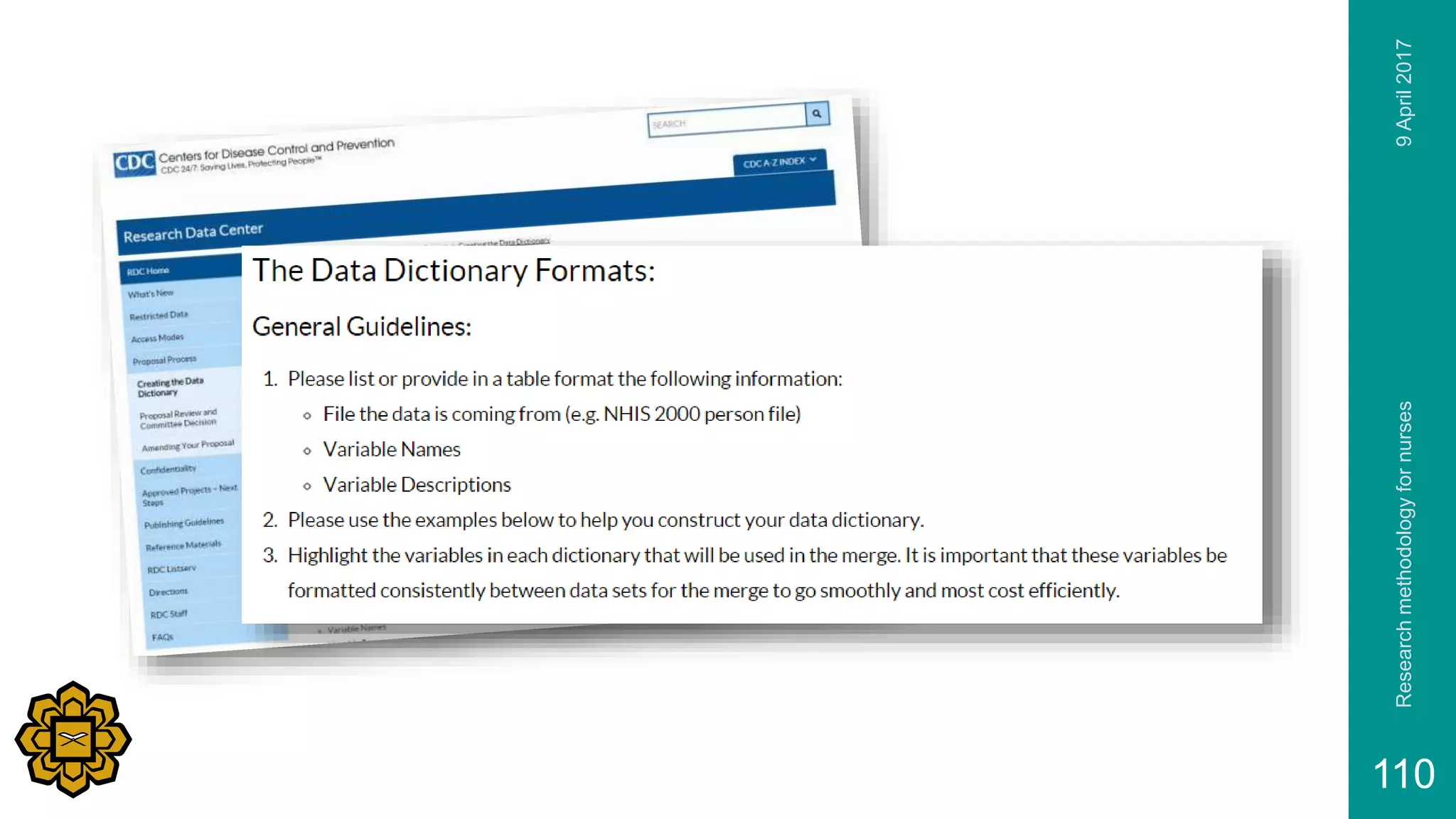 9April2017Researchmethodologyfornurses
110
 