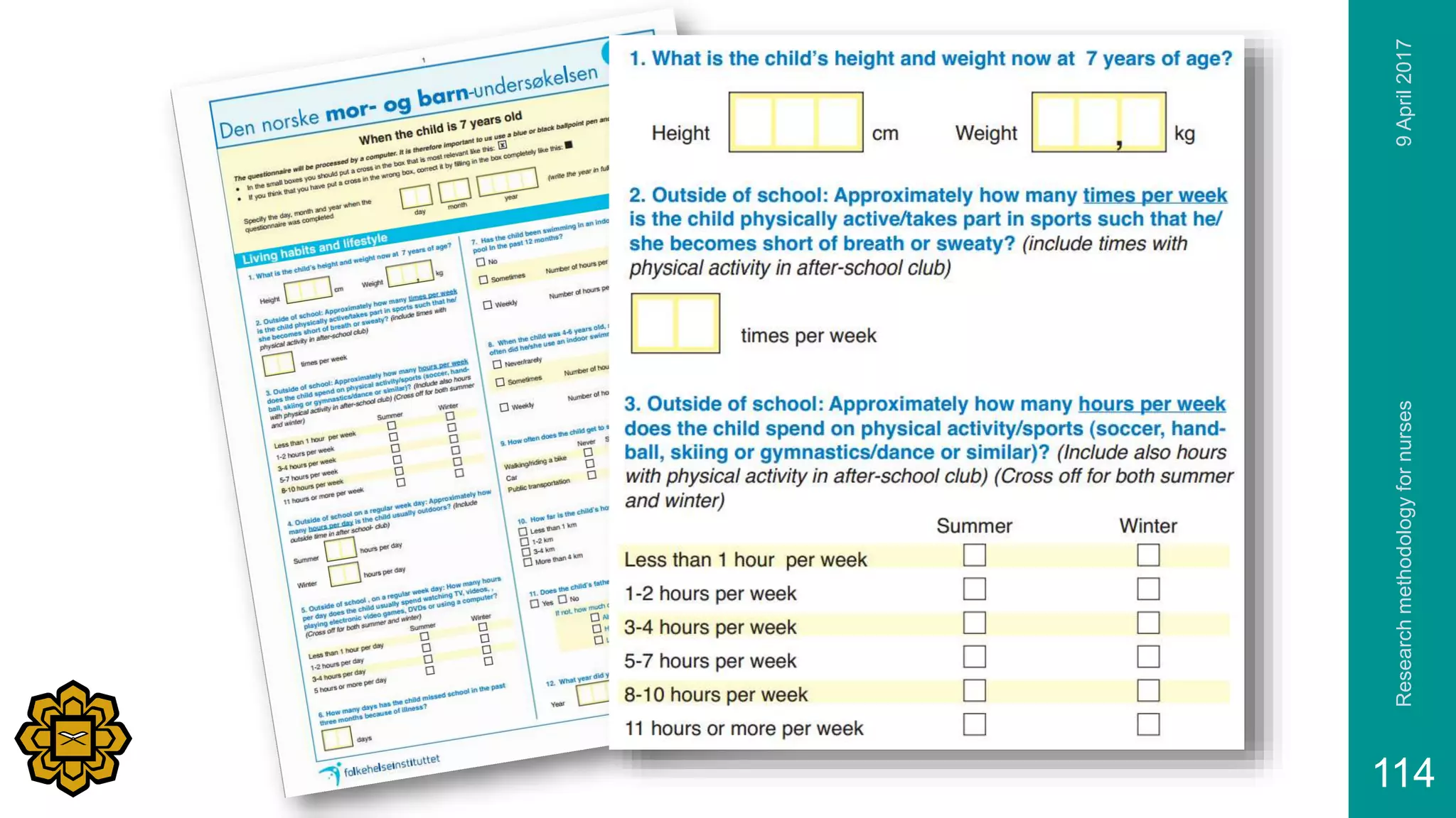 9April2017Researchmethodologyfornurses
114
 