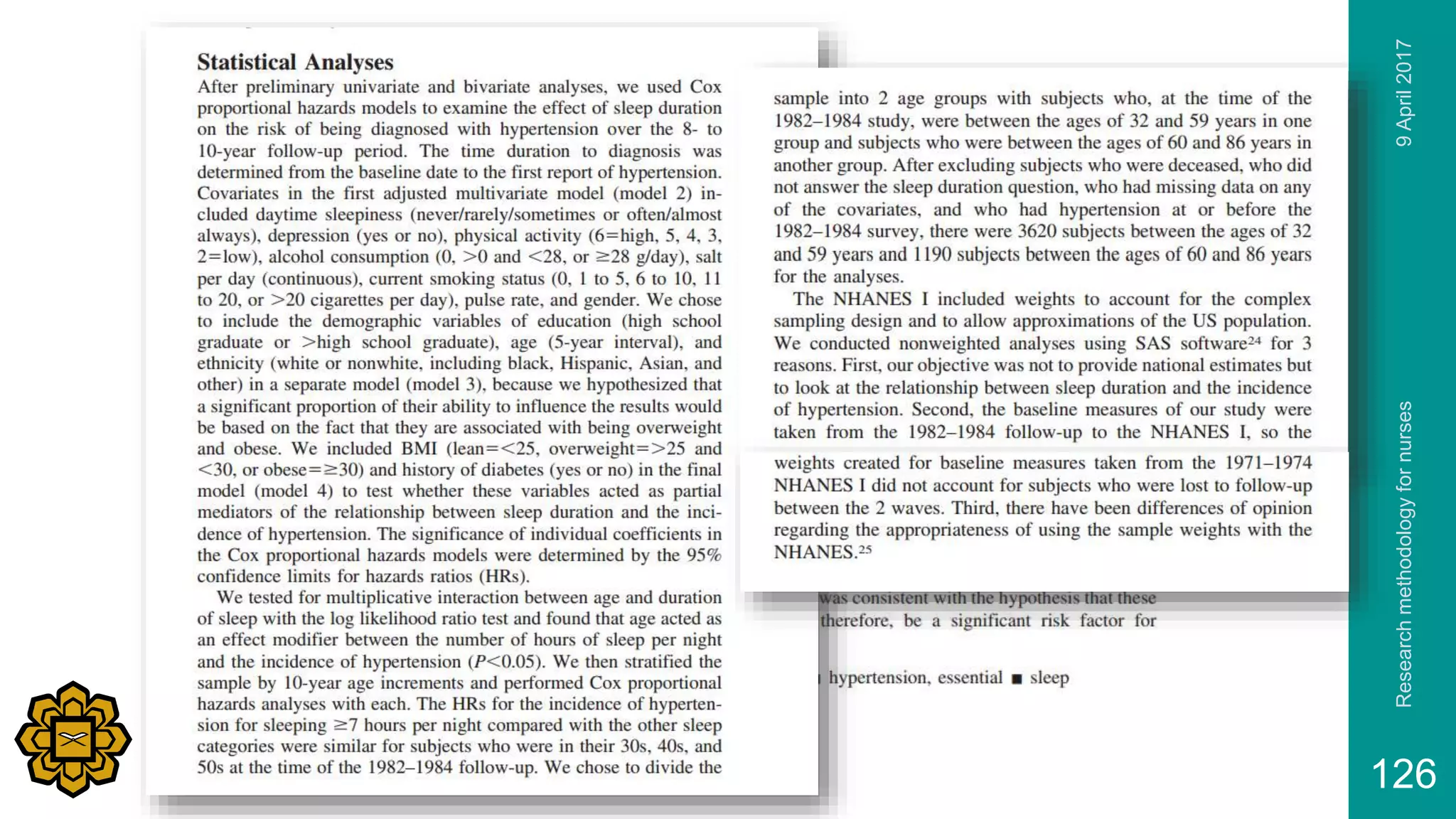 9April2017Researchmethodologyfornurses
126
 