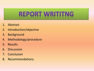 Headings: