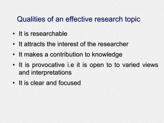 Research methodology