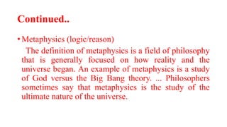 Metaphysics Definition And Examples Research Methodology.pptx
