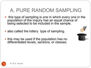 Example Of Pure Random Sampling Research Methodology.ppsx