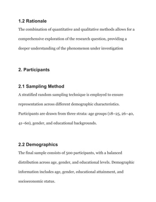 Research Methodology in Technology and science | PDF