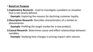 Research Methodology, Objectives, Types and Significance of Research | PPTX