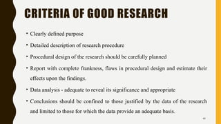 research methodology.pptx for students study | PPTX