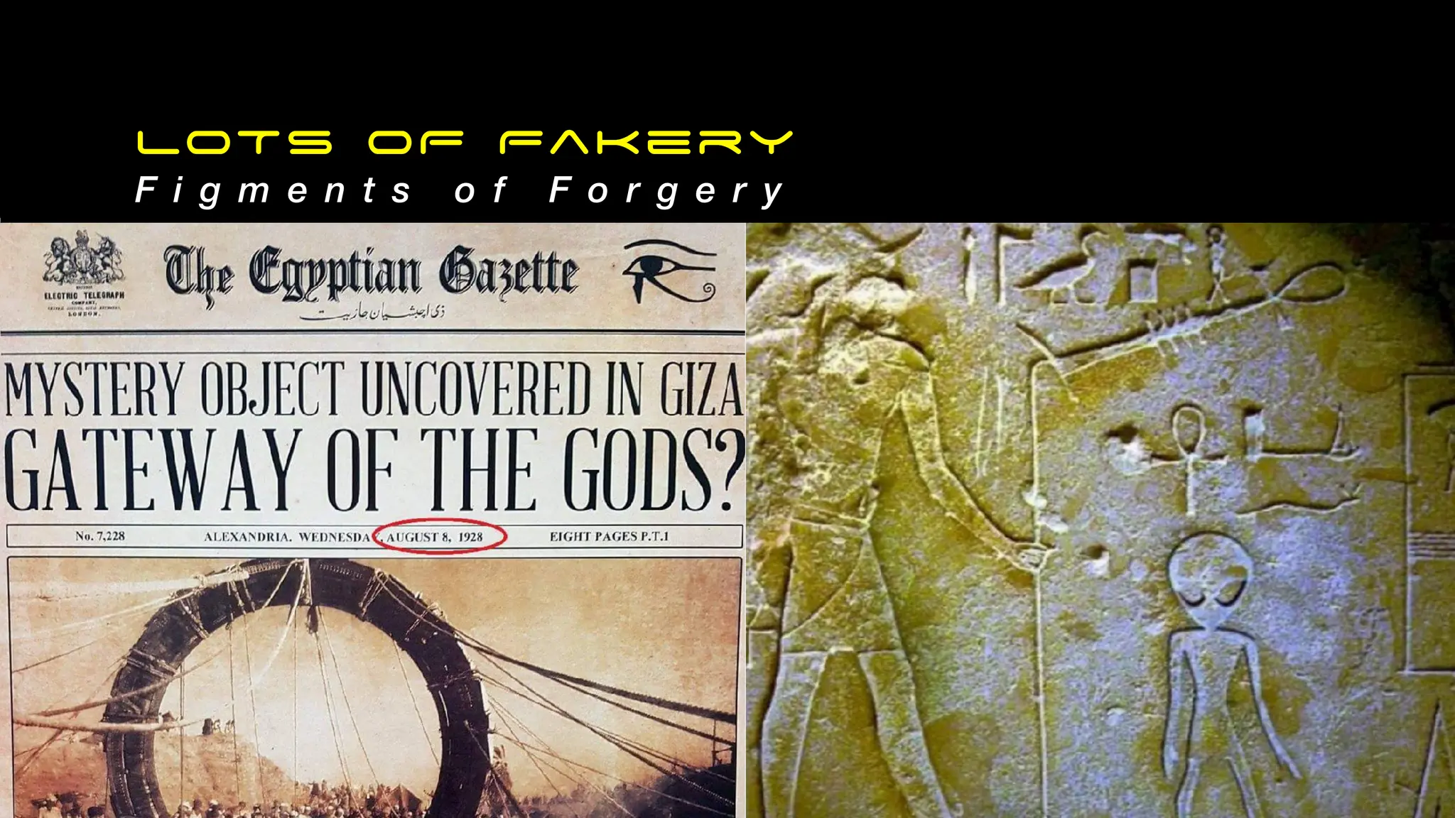 LOTS OF Fakery
F i g m e n t s o f F o r g e r y
 