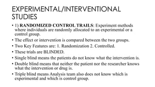 Randomised Research Method Research Methodology and Clinical Study Designs in Pharmaceutical ...