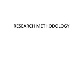 Comprehensive Guide to Research Methodology and Design | PDF