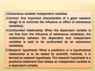 Comprehensive Lecture Notes on Research Methodology and Design | PPTX