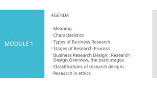 Comprehensive Guide to Research Methodology and Ethics in Business | PPTX