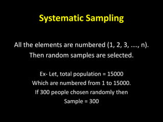 Systematic Sample Math Example Research Methodology-Sample Design | PPTX