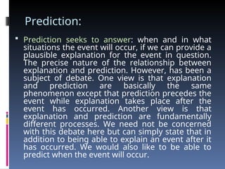 Explain Prediction RESEARCH METHODOLOGY for all learners and researchers | PPT