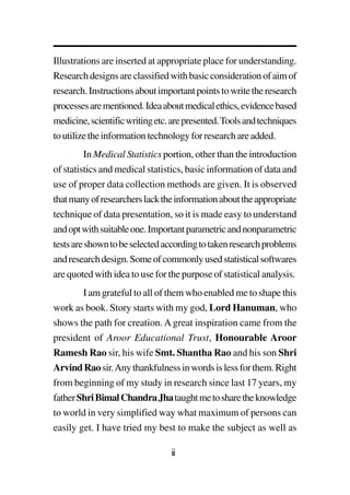 Research methodology and medical statistics book preview | PDF