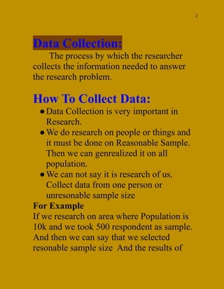 Research methodology Assignment | PDF