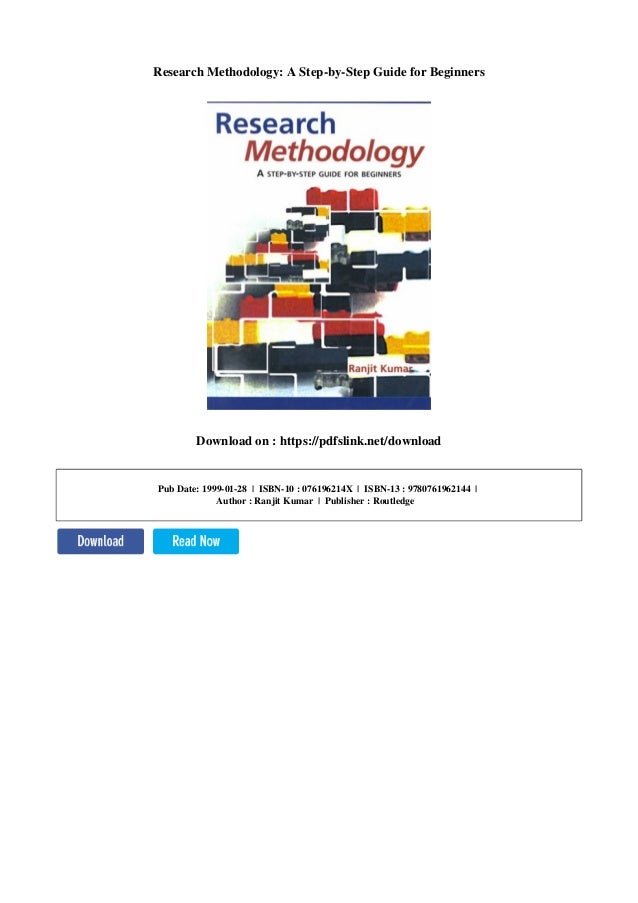 Research Methodology A Step By Step Guide For Beginners - 