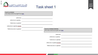 Task sheet 1
2
5
 