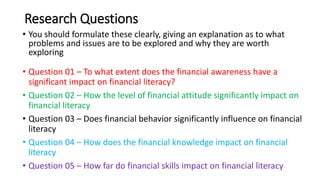 Financial Problem Research Research methodology in finance l2(2020) | PDF