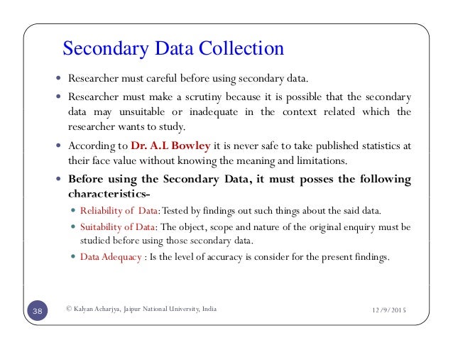 dissertation methodology secondary data