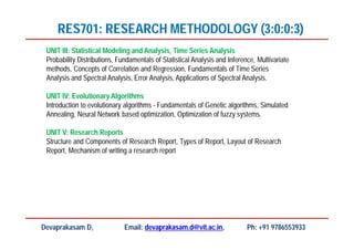 RES701 Research Methodology Lecture1 | PDF