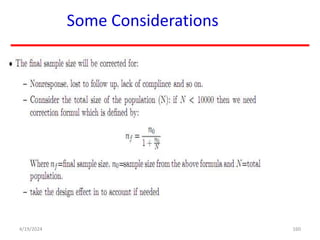 Some Considerations
160
4/19/2024
 
